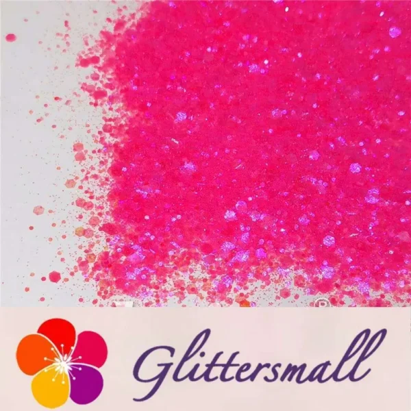 General Mixed Fluorescent High Brightness Iridescent Magenta Glitter FC349