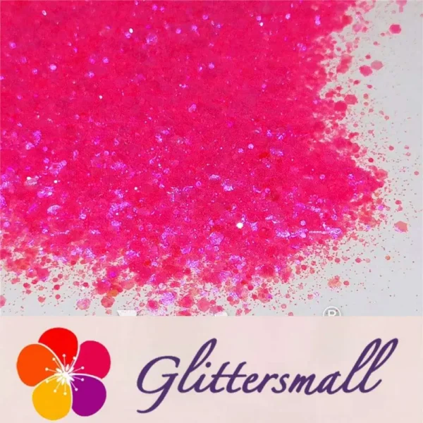General Mixed Fluorescent High Brightness Iridescent Magenta Glitter FC349