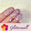 General Mixed High Brightness Iridescent Light Lemon Yellow Glitter FC324