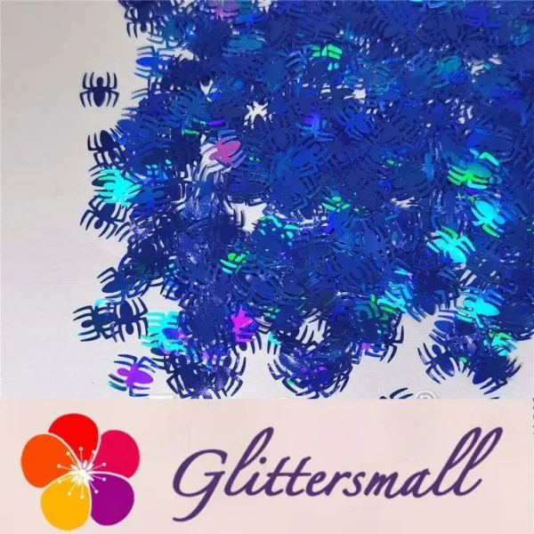 IMG_20210709_152002.webp 10mm Halloween Spider Holographic Blue Shaped Glitter LB0705