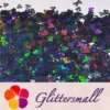 8mm Unnko Holographic Black Shaped Glitter LB01000
