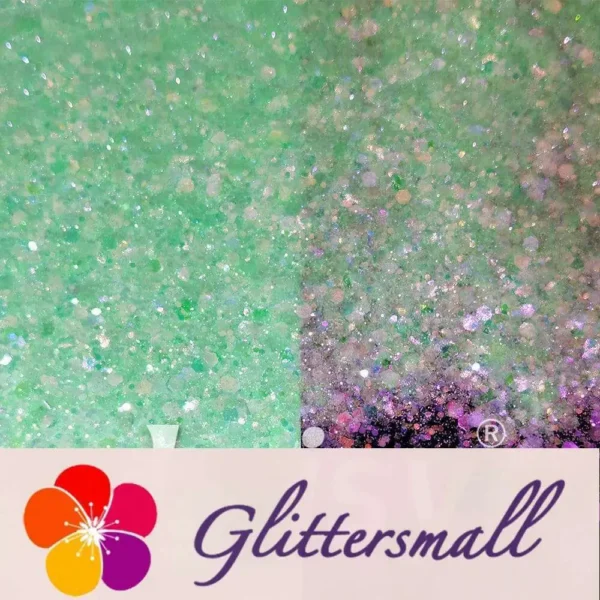 IMG_20210716_143241.webp Iridescent Lake Green General Mixed High Brightness Glitter FC011