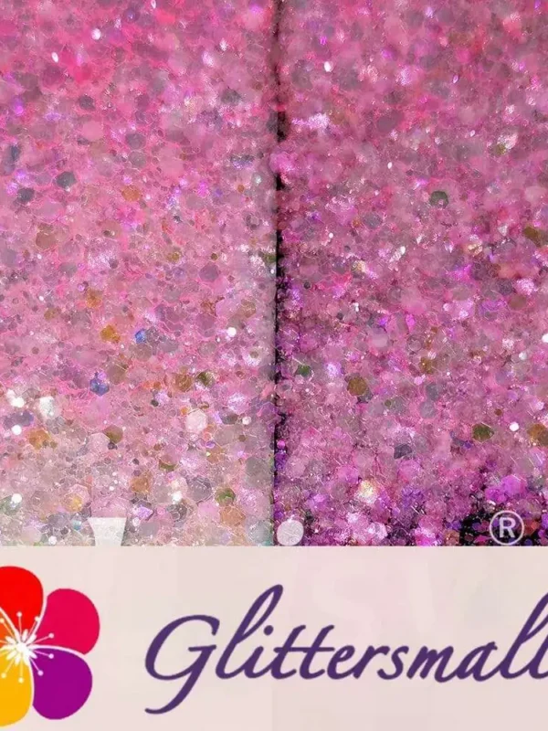 Iridescent Pale Pink General Mixed High Brightness Glitter FC007