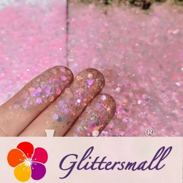 IMG_20210716_151156.webp Iridescent Pale Pink General Mixed High Brightness Glitter FC007
