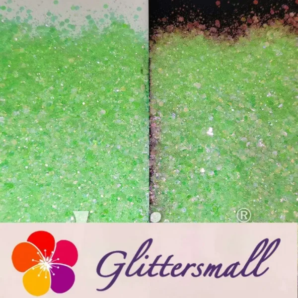 Iridescent Grass Green General Mixed High Brightness Glitter FC003