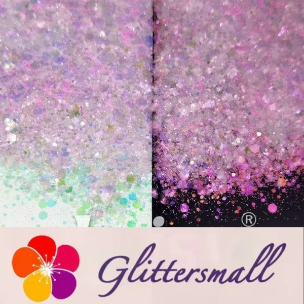 IMG_20210716_154635.webp Iridescent Light Pink General Mixed High Brightness Glitter FC006