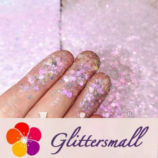 IMG_20210716_154718.webp Iridescent Light Pink General Mixed High Brightness Glitter FC006