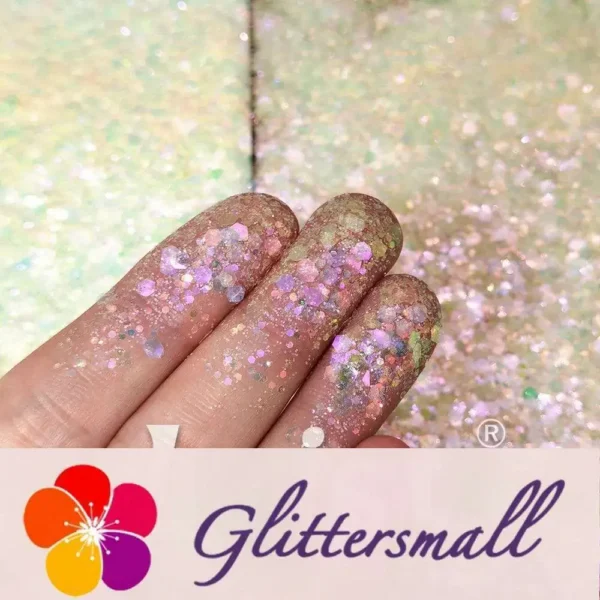 IMG_20210716_161234.webp Iridescent Light Yellow General Mixed High Brightness Glitter FC005