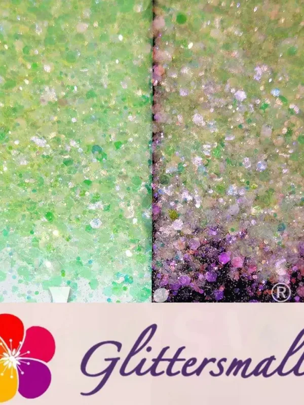 Iridescent Lemon Yellow General Mixed High Brightness Glitter FC010