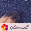0.2mm Black Blue Glitter Pure Color B01001