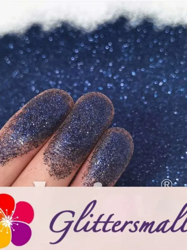 0.2mm Deep Sea Blue Glitter Pure Color B0716