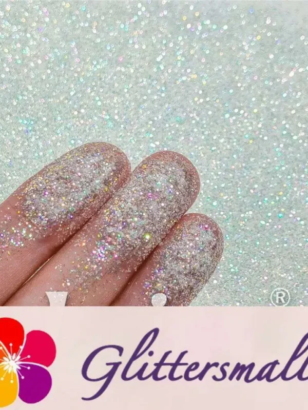 0.3mm Rainbow and Rose Red High Hrightness Iridescent Glitter FC025R