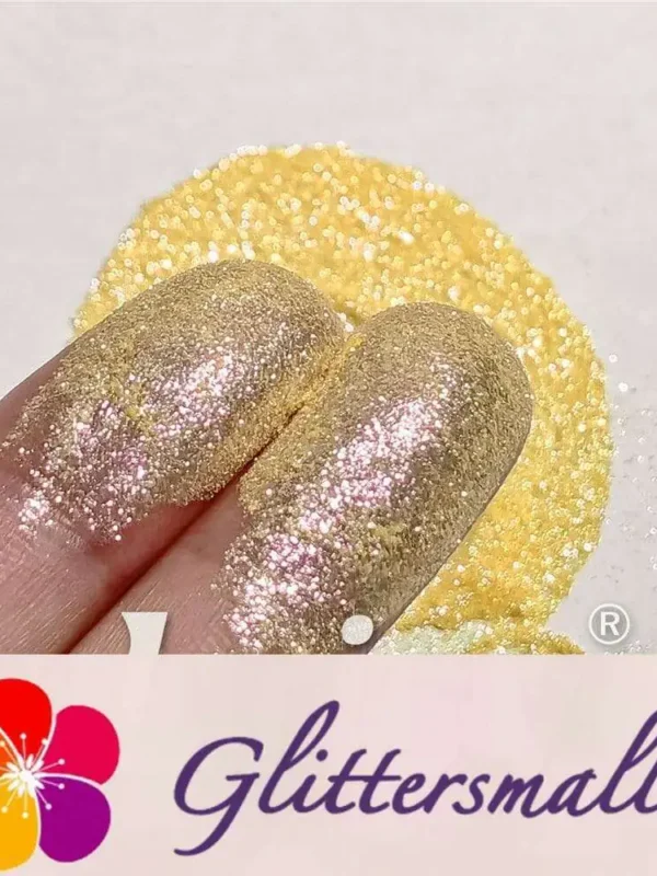 Iridescent Mica Powder Lemon Yellow Pigment Glitter STC8112