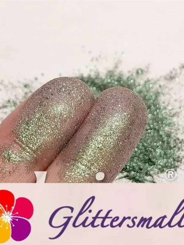 Iridescent Mica Powder Green Pigment Glitter STC8153