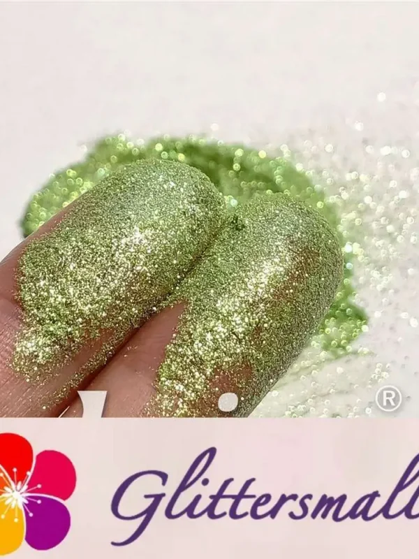 Iridescent Mica Powder Green Pigment Glitter STC8151