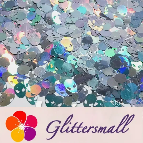 IMG_20210907_122231.webp 12mm Alien ET Holographic Silver Shaped Glitter LB0100