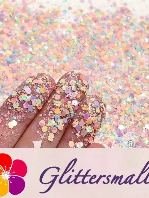 (By Christinasandovalboutique) Heavenly Heidi Custom Mixed Glitter WAL361