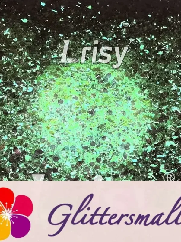 Mixed Glow In The Dark Iridescent Pink Noctilucent Glitter YG-F322R