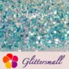 Mixed Glow In The Dark Iridescent Blue Noctilucent Glitter YG-F321R