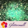 Mixed Glow In The Dark Iridescent Blue Noctilucent Glitter YG-F321R