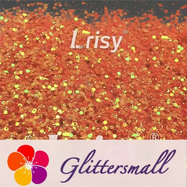 IMG_20210926_105249.webp Fluorescent Red To Orange In The Dark Iridescent Red Noctilucent Glitter YG336