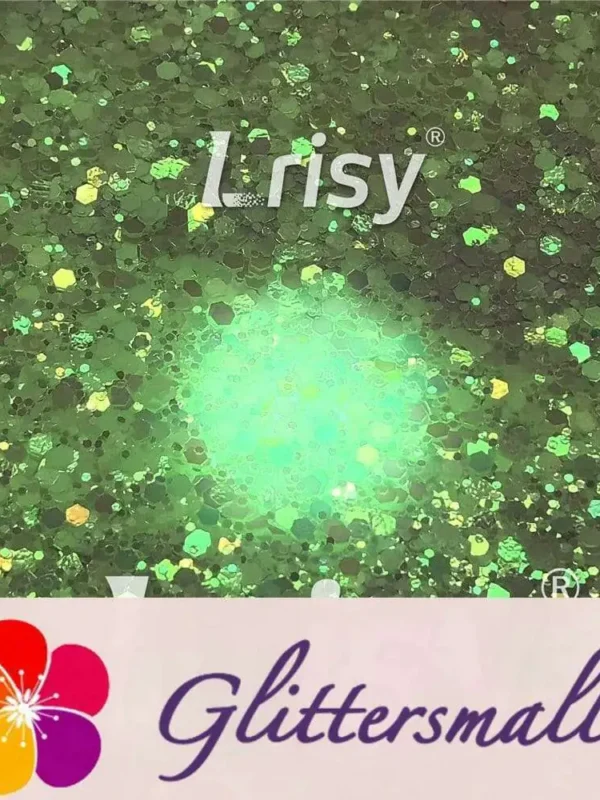 Blue To Green Glow In The Dark Iridescent Pink Noctilucent Glitter YG331