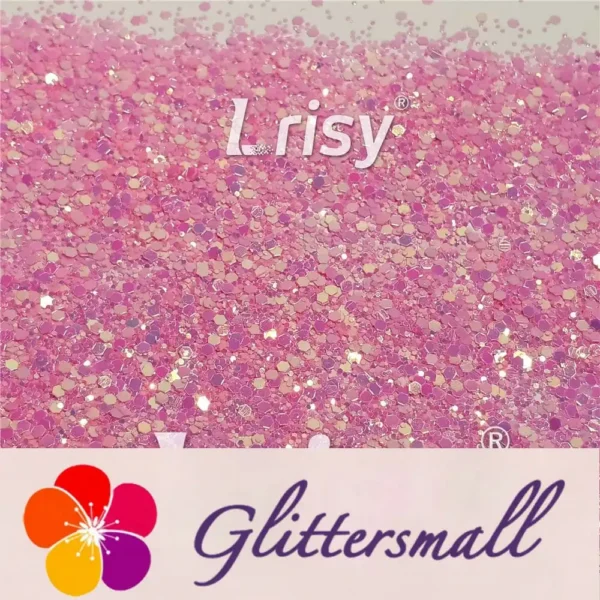 IMG_20210926_110545.webp Fluorescent Pink To Pink In The Dark Iridescent Pink Noctilucent Glitter YG333