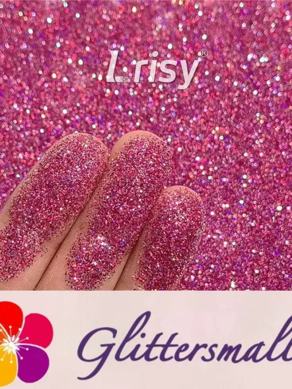 Custom Mixed Rose Red Galaxy Extra Fine Holographic Glitter GEX912 (By Chris.e KC)