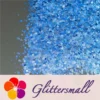 Mixed Glow In The Dark (Reflect Light At Night) Sea Blue To Sky Blue Glitter FC-FG715