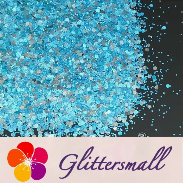 IMG_20210930_185618.webp Mixed Glow In The Dark (Reflect Light At Night) Lake Green To Sky Blue Glitter FC-FG710