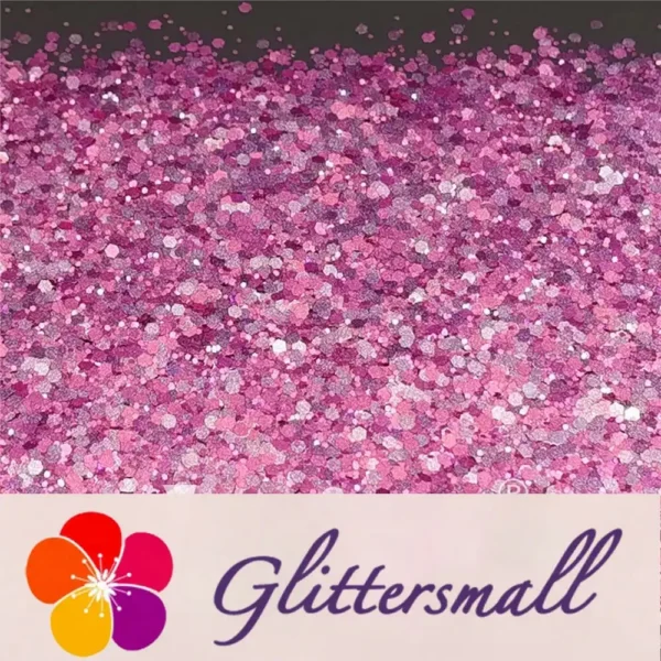 IMG_20210930_190949.webp Mixed Glow In The Dark (Reflect Light At Night) Rose Red To Pink Glitter FC-FG912