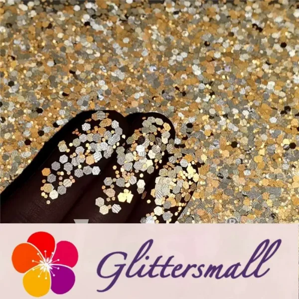 IMG_20210930_191606.webp Mixed Glow In The Dark (Reflect Light At Night) Brown To Gold Glitter FC-FG400