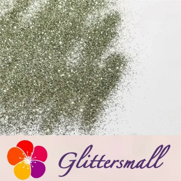 0.3mm Champagne Silver Glitter Pure Color B0102