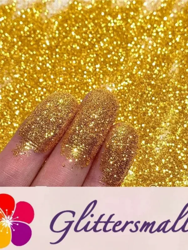 0.3mm Lemon Gold Glitter Pure Color B0221