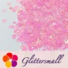 IMG_20211025_151548.webp 6mm Rounded Hollow Out Star Shaped Iridescent Tender Pink Glitter C018R