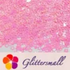 IMG_20211025_151635.webp 6mm Rounded Hollow Out Star Shaped Iridescent Tender Pink Glitter C018R