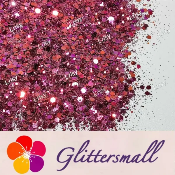 IMG_20211025_160407_b5d2ba94-e684-4253-addc-05fbddff7bb5.webp General Mixed Rose Red To Pruple Iridescent Glitter FC-E8061
