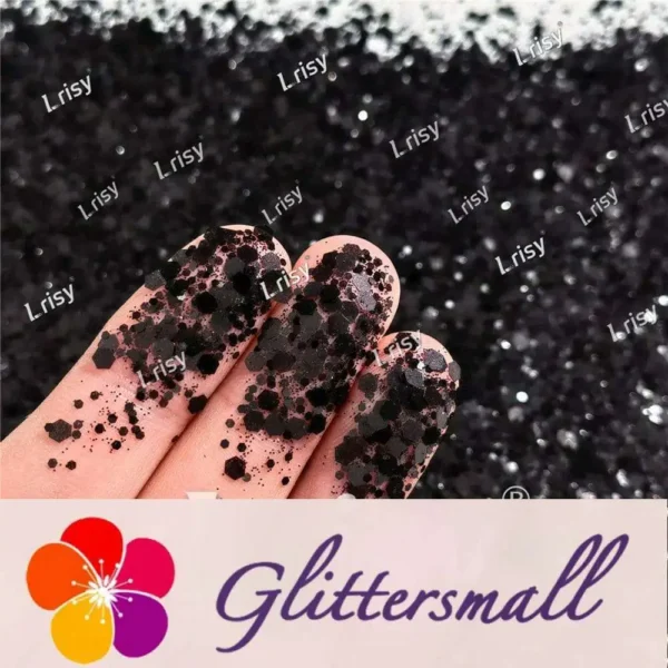 IMG_20211212_144437.webp General Mixed Black Pearl Glitter Pure Color B01000A