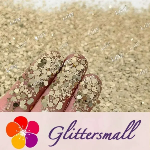 IMG_20211212_144913.webp General Mixed Champagne Gold Glitter Pure Color B0212