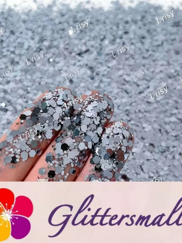 General Mixed Traffic Grey Glitter Pure Color B01002
