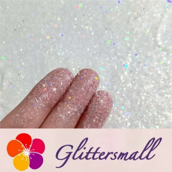 IMG_20211212_151529.webp Translucent Holographic White Confetti Glitter Flakes Shards LB01100 2x2