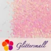 IMG_20211212_153037.webp 4mm Hollow Out Plum Flower Shaped Iridescent Rose Pink Glitter C018R