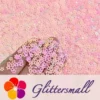 IMG_20211212_153120.webp 4mm Hollow Out Plum Flower Shaped Iridescent Rose Pink Glitter C018R