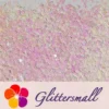 IMG_20211212_153427.webp 4mm Hollow Out Plum Flower Shaped Iridescent Violet Glitter C003R