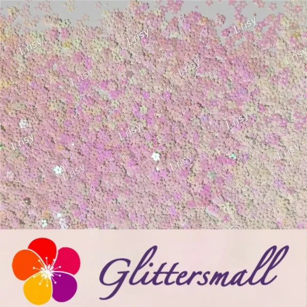 IMG_20211212_153427.webp 4mm Hollow Out Plum Flower Shaped Iridescent Violet Glitter C003R