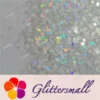 IMG_20211212_153925.webp 4mm Hollow Out Plum Flower Shaped Translucent Holographic Rainbow Glitter LB01100