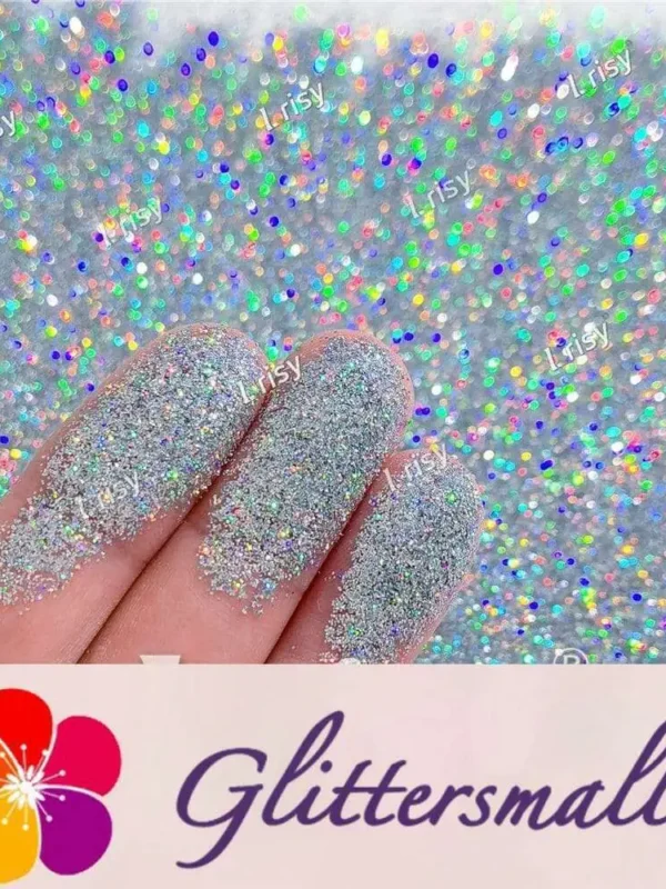0.2mm Holographic Silver Extra Fine Glitter (Ultra-thin) LB0100