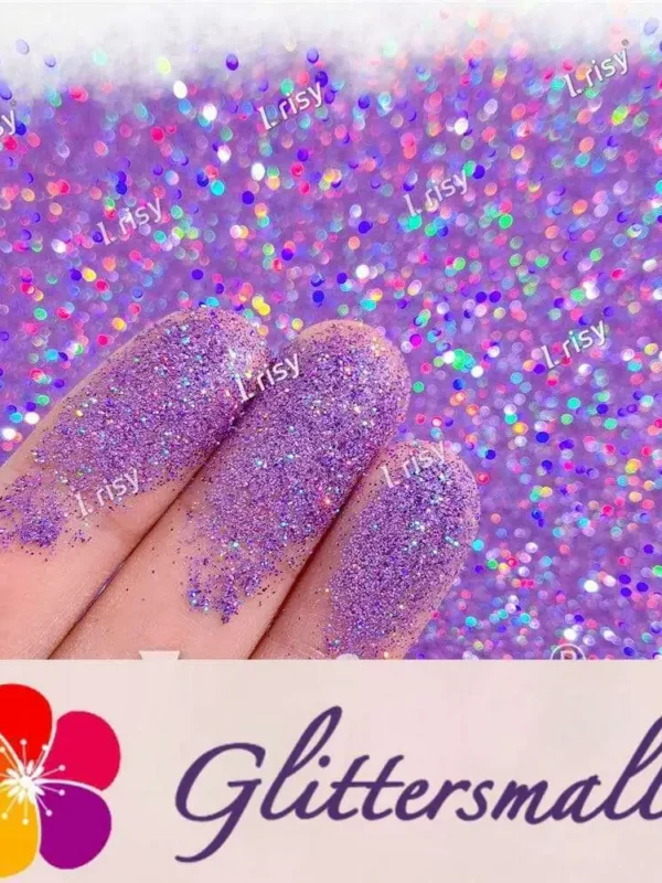 0.2mm Holographic Light Purple Extra Fine Glitter (Ultra-thin) LB0802