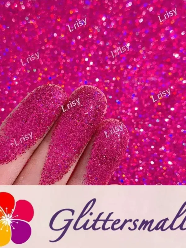 0.2mm Holographic Rose Red Extra Fine Glitter (Ultra-thin) LB0912