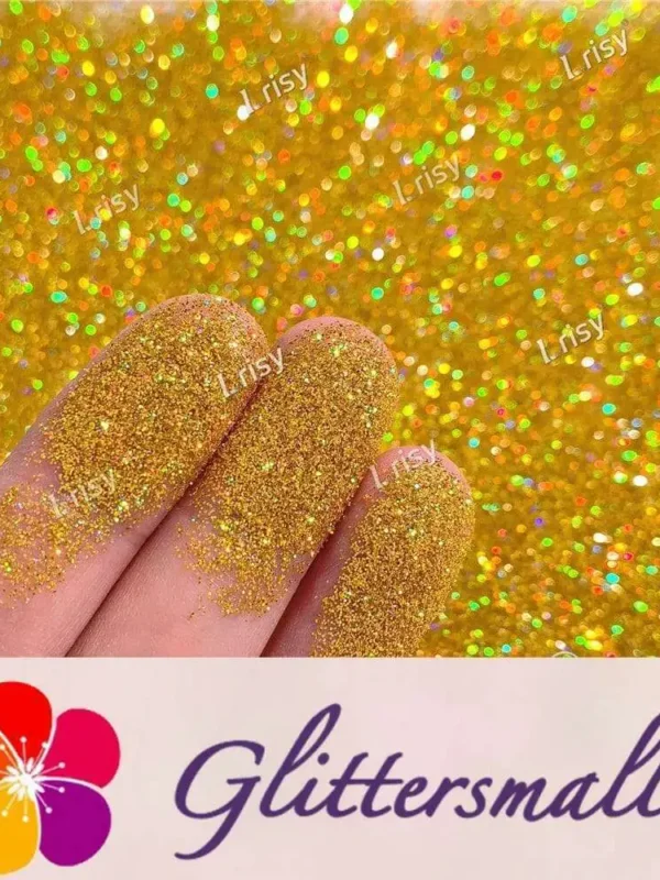 0.2mm Holographic Gold Extra Fine Glitter (Ultra-thin) LB0210